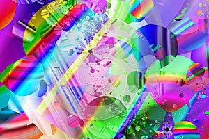 Abstract, computer-generated fractal