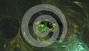 Abstract computer generated fractal background