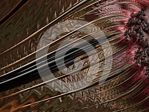 Abstract Computer generated Fractal design