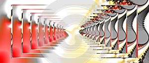 Abstract Computer generated Fractal design. A fractal is a never-ending pattern. Fractals are infinitely complex patterns