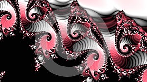 Abstract Computer generated Fractal design. A fractal is a never-ending pattern. Fractals are infinitely complex patterns