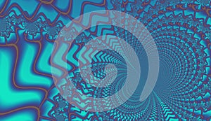 Abstract computer generated meditative fractal design background