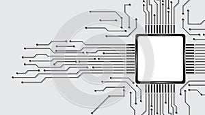 Abstract computer microprocessor circuit board background.