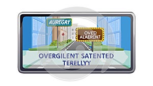 Abstract Computer Screen Interface, Futuristic UI Design, vector design Generative AI