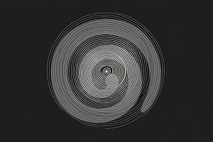 Concentric Circles Abstract Art