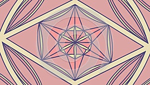 Abstract Concentric Geometric Pattern, vector design Generative AI