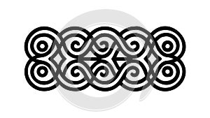 Abstract Concentric Spiral Pattern Optical Illusion Design, vector design Generative AI