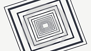 Abstract Concentric Squares Pattern, Optical Illusion, vector design Generative AI