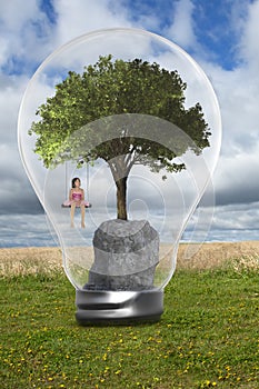 Environment, Environmentalism, Tree, Girl, Nature photo
