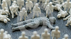 An abstract concept of religion is represented by the old stone wall with water drops