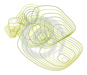 Abstract conceptual geometric path lines pattern. Creative, canvas, messy & style.