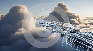 Cloud Computing Network Digital Data Highway in the Sky