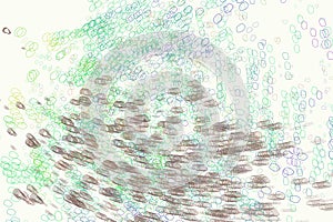 Abstract conceptual motion, particle or random pattern. Drawing, shape, wallpaper & messy.