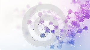 Abstract Conceptual Rendering of Alpha Lipoic Acid Molecule Structure