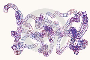 Abstract conceptual square, rectangle pattern. Template, color, tile & style.