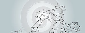 Abstract connect background. Modern abstract concept. Network connection structure. Biotechnology vector.