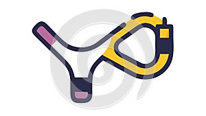 Abstract Connection Lines for Digital Data and Networks, vector design Generative AI