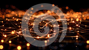 Abstract Connection Network: Data Stream, Digital Technology