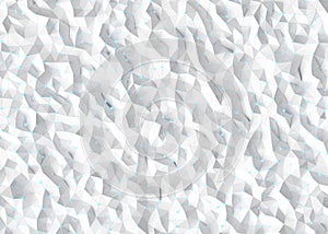 Abstract connection network white texture 3D rendering