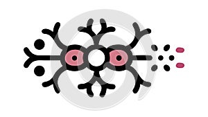 Abstract Connection Node Data Network Point, vector design Generative AI