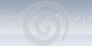 Abstract connection wave with dots and lines 3D rendering