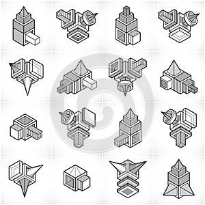 Abstract construction isometric designs, vector set.