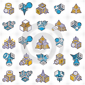 Abstract construction isometric designs, vector set.