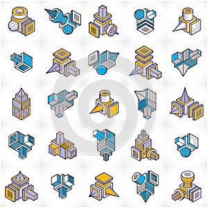 Abstract construction isometric designs, vector set.