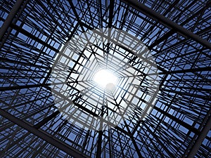 Abstract construction structure photo