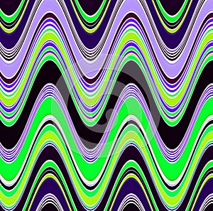 Abstract and contemporary digital art colourful wave design
