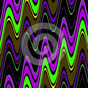 Abstract and Contemporary Digital Art colourful wave pattern