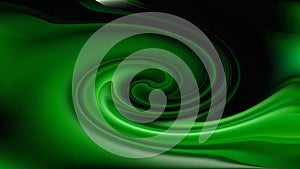 Abstract Cool Green Swirl Background Image