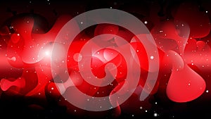 Abstract Cool Red Background Graphic