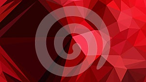 Abstract Cool Red Low Poly Background Design