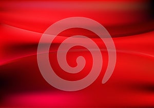 Abstract Cool Red Wave Background Vector Graphic