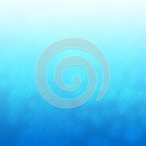 Abstract Cool water background with bubbles