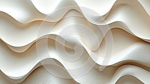 Soft Creamy Waves Abstract Background