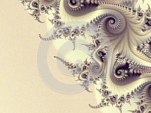 Abstract Creamy Helix Background