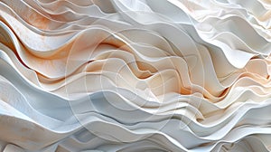 Abstract Creamy Waves Texture with Aesthetic Curves