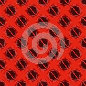 Abstract creative background. Dark pattern on red background.