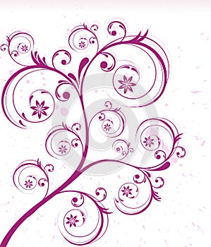 Abstract creative floral