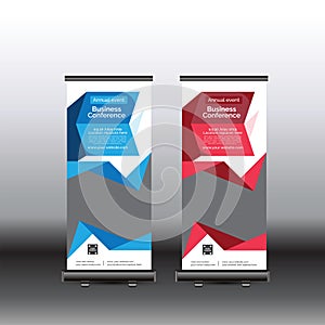 Abstract Creative Roll Up Banner
