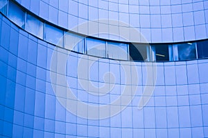 Abstract crop of modern office