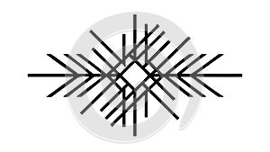 Abstract Cross Line Pattern: Dynamic Geometric Intersection Design, vector design Generative AI