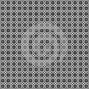 Abstract Cross Pattern Dots Logo generative computational art illustration