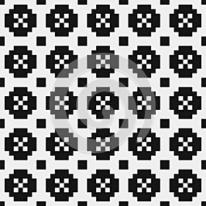 Abstract Cross Pattern Dots Logo generative computational art illustration