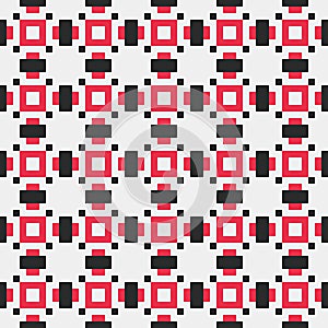 Abstract Cross Pattern generative computational art illustration