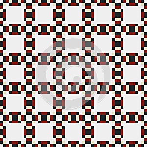 Abstract Cross Pattern generative computational art illustration