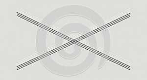 Abstract Crossing Lines Pattern