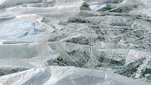 Crinkled Plastic Sheet Texture